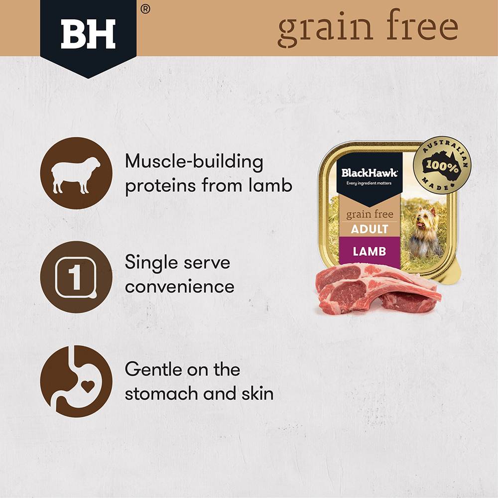 Black Hawk Dog Food Adult Grain Free Lamb Wet Food