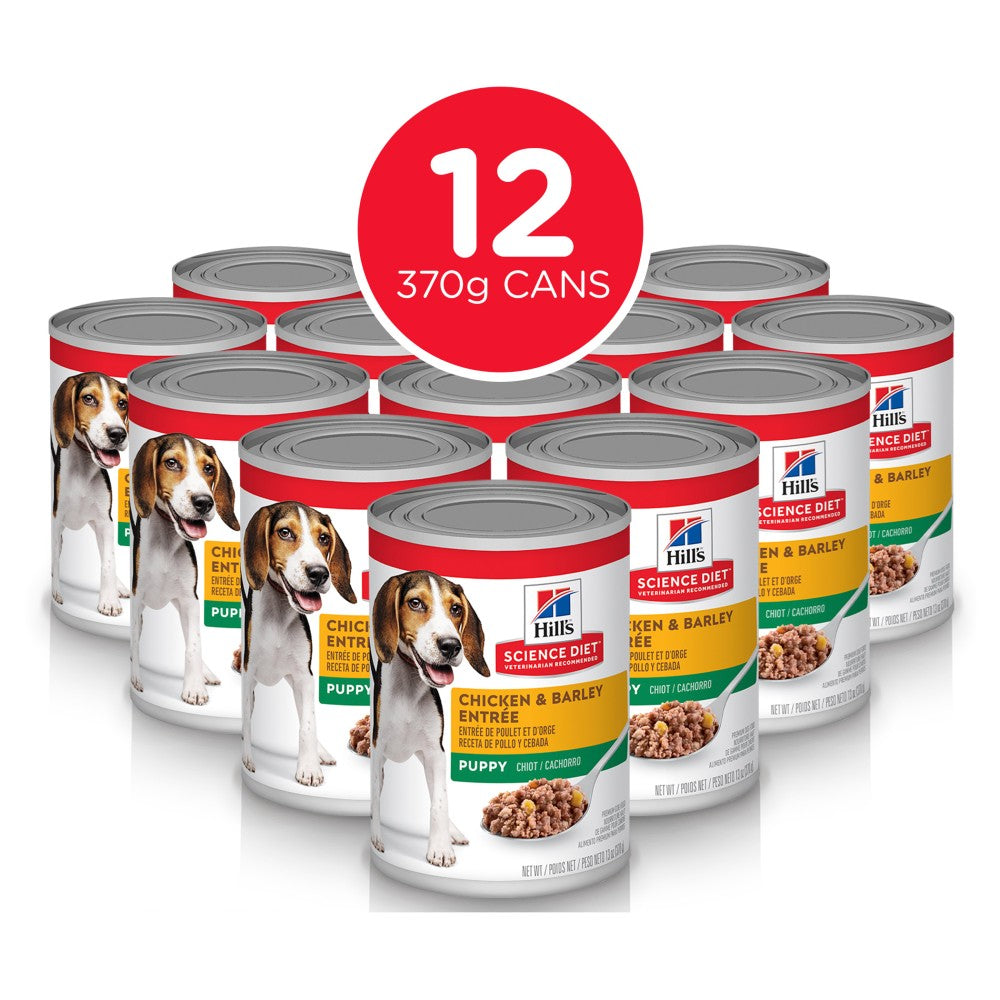 Hills Science Diet Puppy Chicken and Barley Entree Canned Food