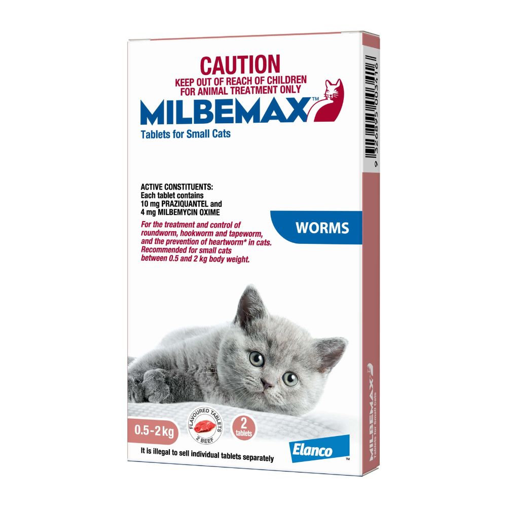 Milbemax Allwormer Kitten and Small Cat Under 2kg