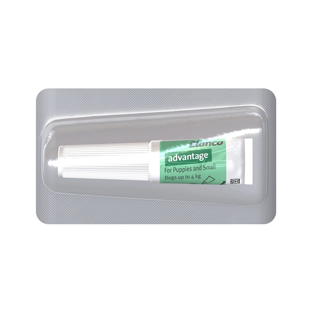 Advantage Small Dogs and Puppies Under 4kg Green
