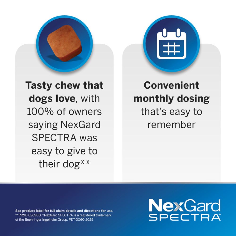 NexGard Spectra Small Dog 3.6-7.5kg