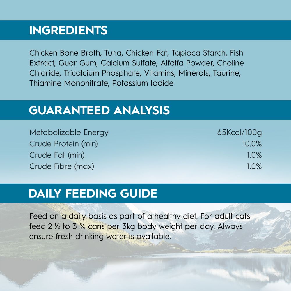 Trilogy Wild Tuna in Bone Broth Canned Cat Food