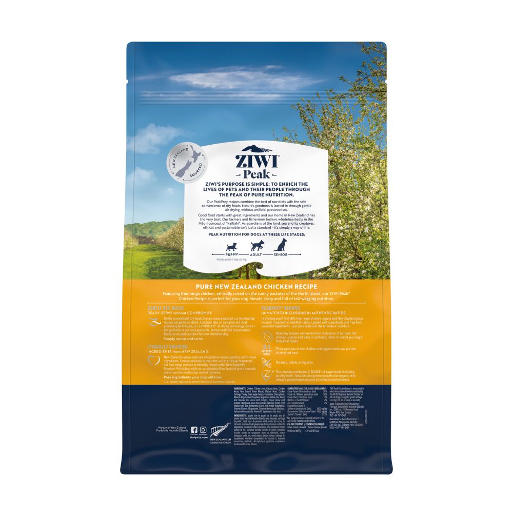 Ziwi Peak Air Dried Chicken Dry Dog Food