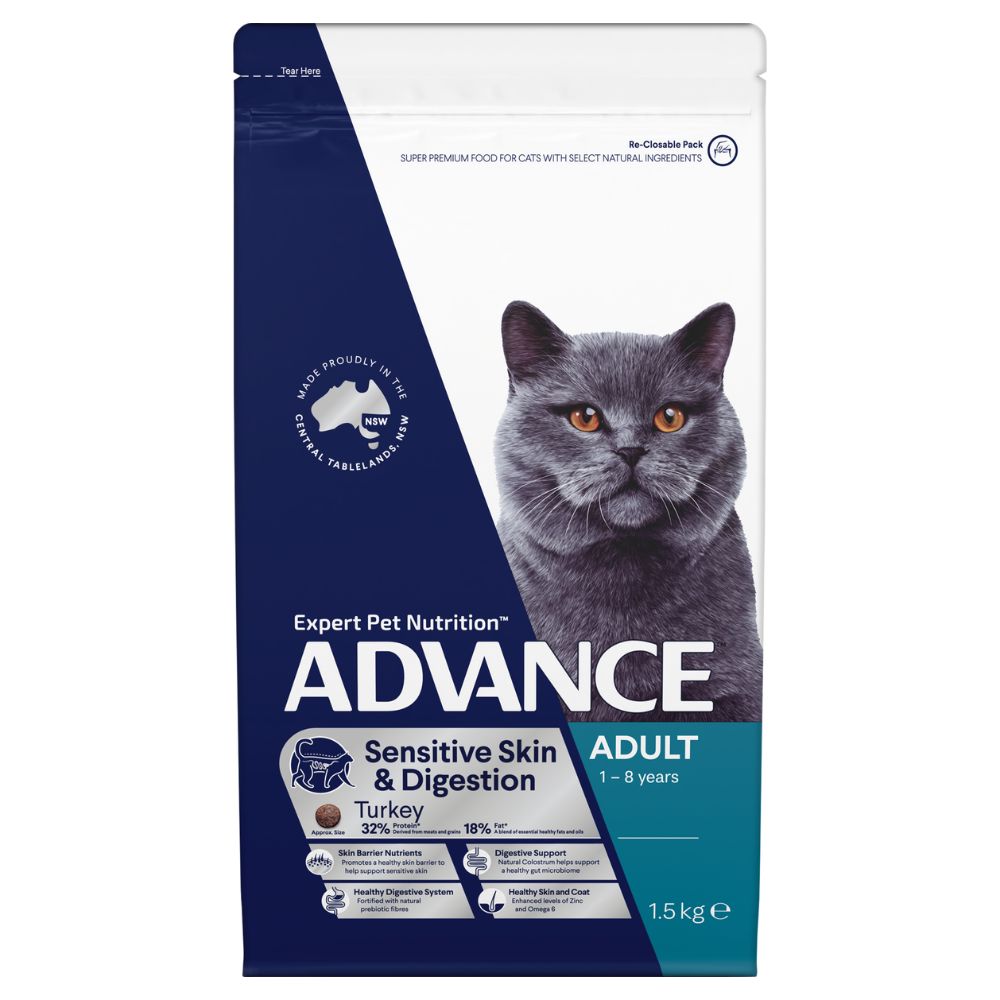 Advance Cat Adult Sensitive Skin And Digestion