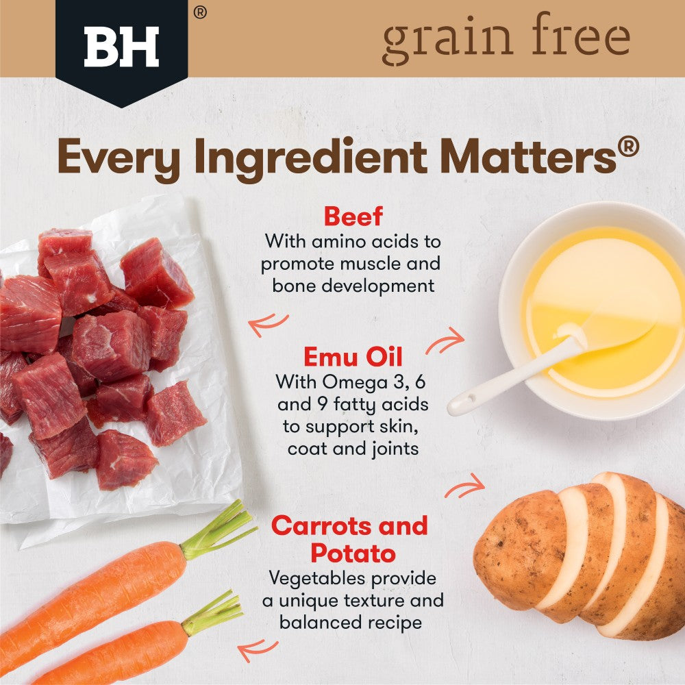 Black Hawk Dog Food Adult Grain Free Beef Wet Food