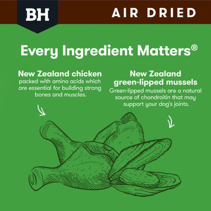 Black Hawk Air Dried Dog Food Chicken