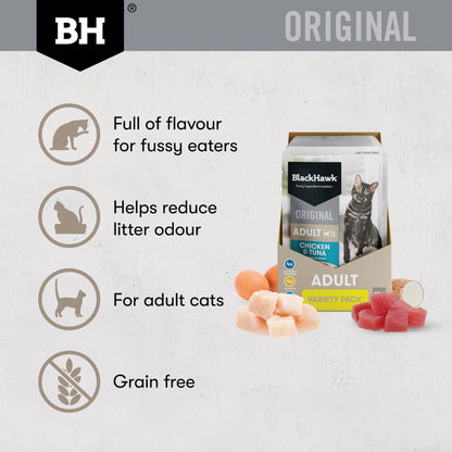 Black Hawk Adult Cat Variety Pack Pouches