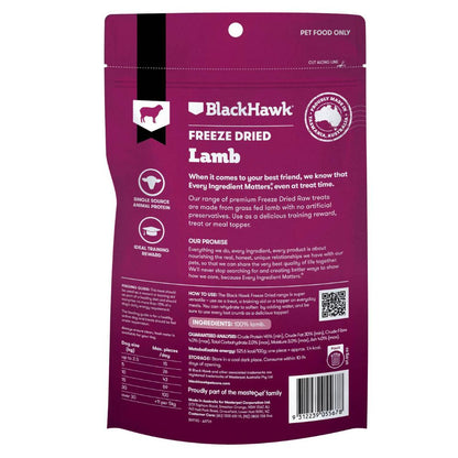 Black Hawk Freeze Dried Lamb Dog Treats