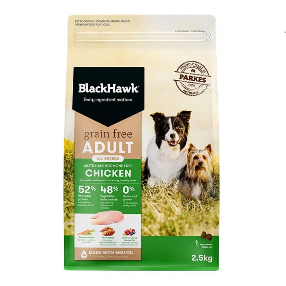 Black Hawk Adult Dog Food Grain Free Chicken