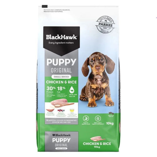 Black Hawk Dog Food Puppy Small Breed Chicken and Rice