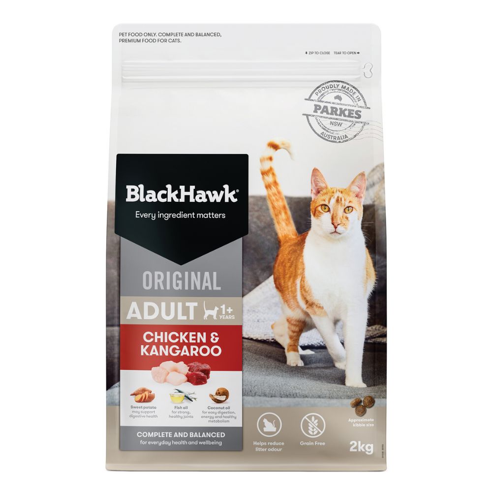 Black Hawk Adult Cat Chicken and Kangaroo