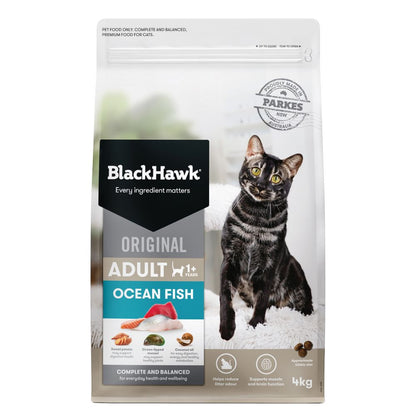 Black Hawk Adult Cat Ocean Fish
