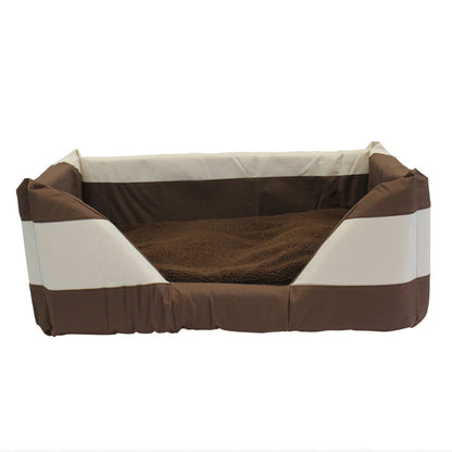 Walled Dog Bed in Brown