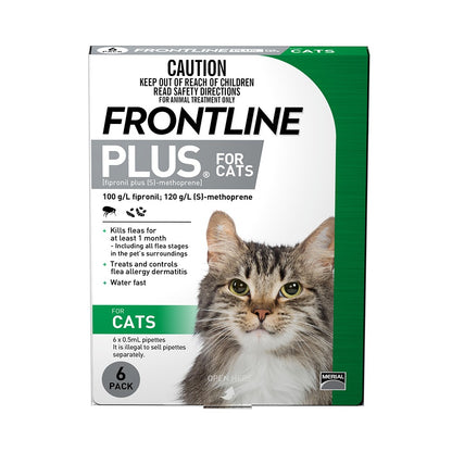 Frontline Plus Cat Green