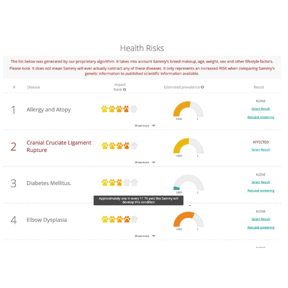 GenoPet 5.0 Dog DNA Test Kit