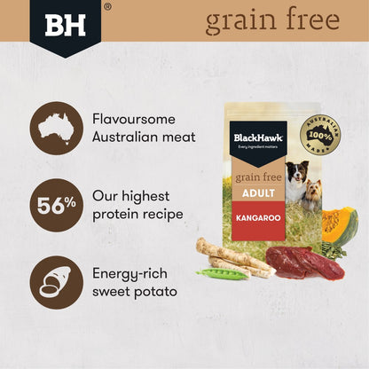 Black Hawk Adult Dog Food Grain Free Kangaroo