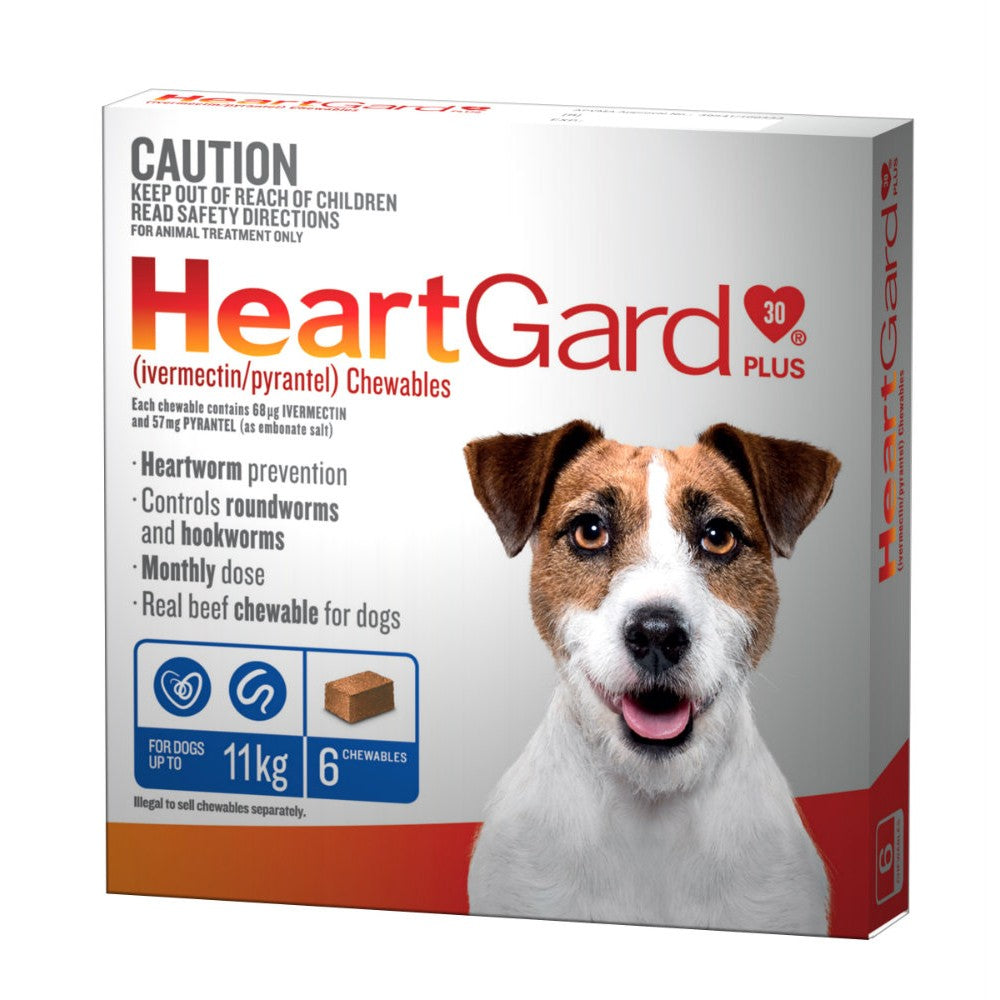 Heartgard Plus 0-11kg Small Blue