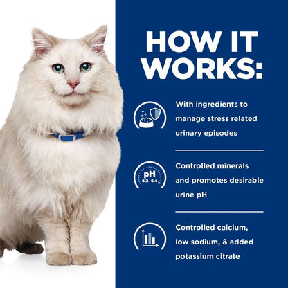 Hills Prescription Diet c/d Multicare Stress Urinary Care Chicken Vegetable Stew Canned Cat Food