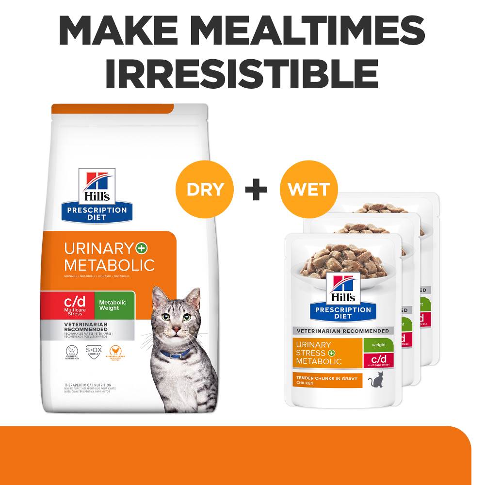 Hills Prescription Diet c/d Multicare Stress Plus Metabolic Dry Cat Food