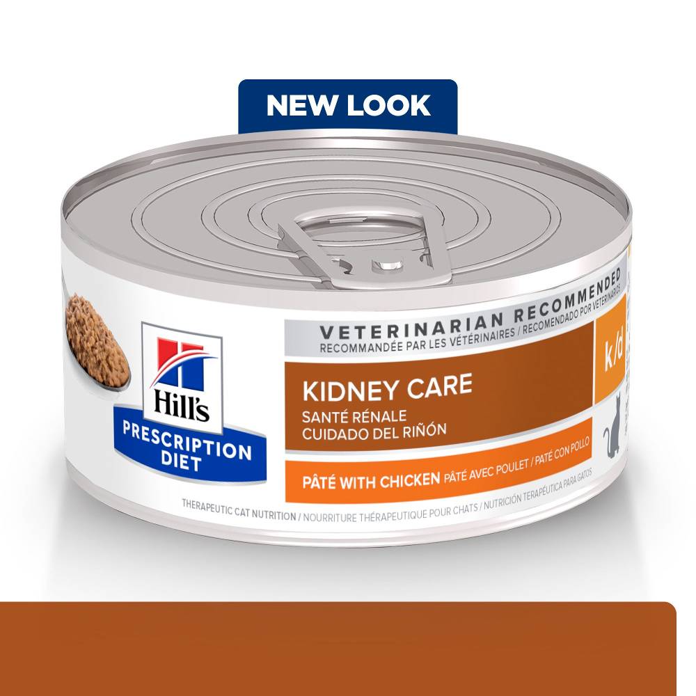 Hills Prescription Diet k/d Kidney Care Chicken Pate Canned Cat Food