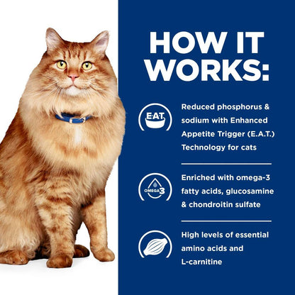 Hills Prescription Diet k/d Kidney Care Plus j/d Mobility Dry Cat Food