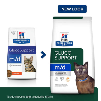 Hills Prescription Diet m/d GlucoSupport Weight Management Dry Cat Food