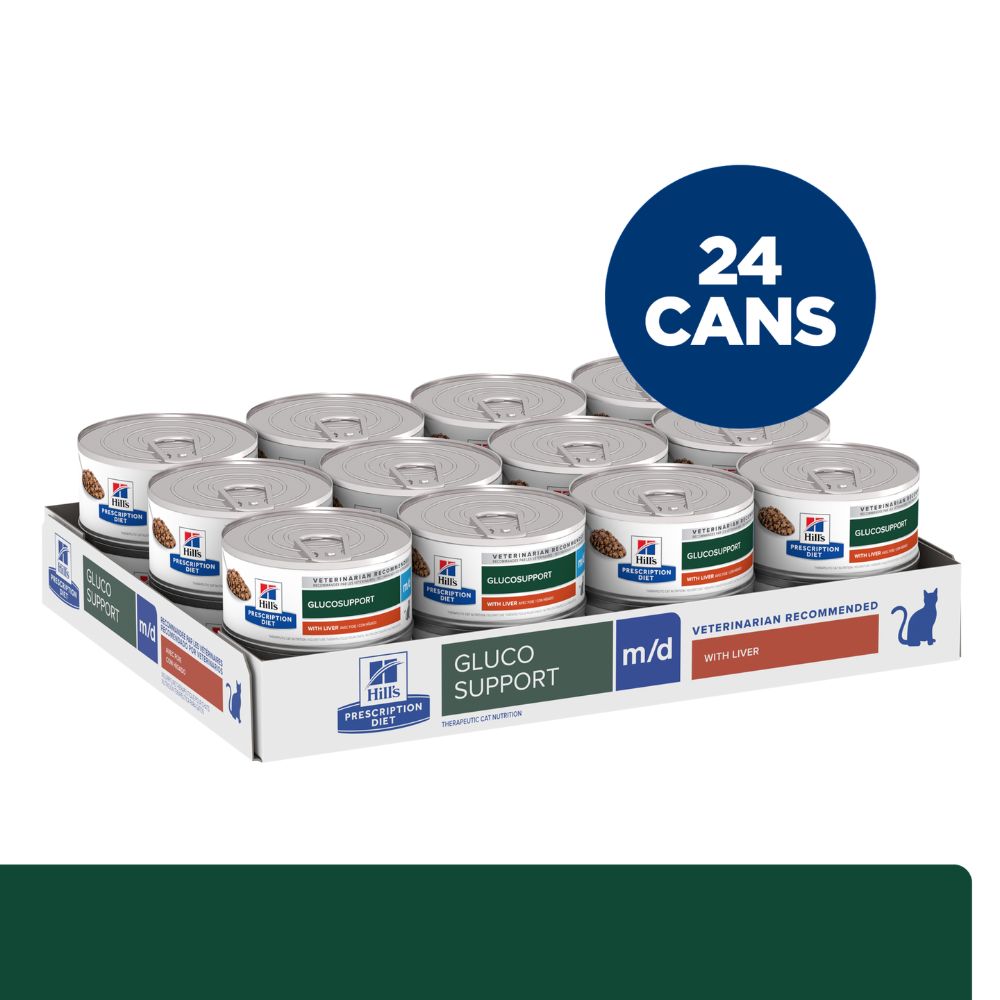 Hills Prescription Diet m/d Glucose/Weight Management Canned Cat Food