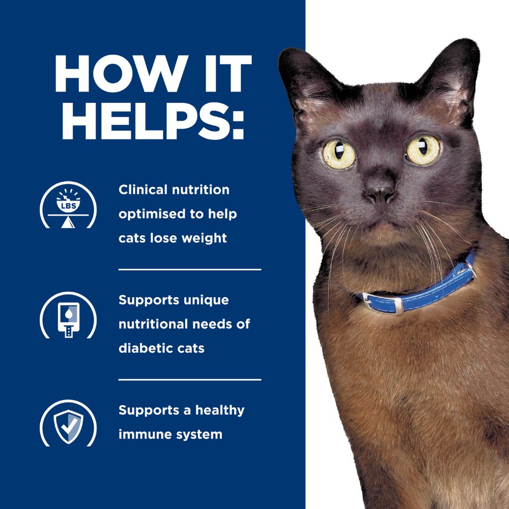 Hills Prescription Diet m/d Glucose/Weight Management Canned Cat Food
