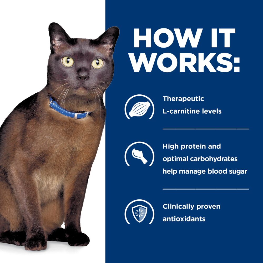Hills Prescription Diet m/d Glucose/Weight Management Canned Cat Food