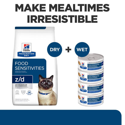 Hills Prescription Diet z/d Skin and Food Sensitivities Dry Cat Food