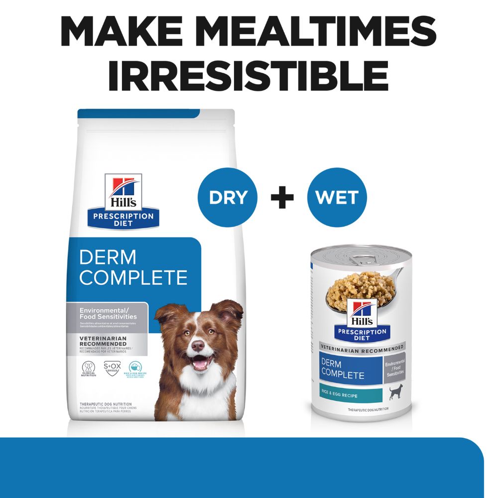 Hills Prescription Diet Canine Derm Complete Canned Dog Food