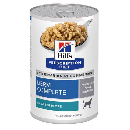 Hills Prescription Diet Canine Derm Complete Canned Dog Food