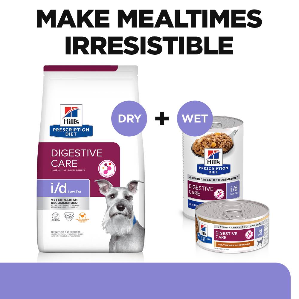 Hills Prescription Diet i/d Low Fat Digestive Care Chicken...