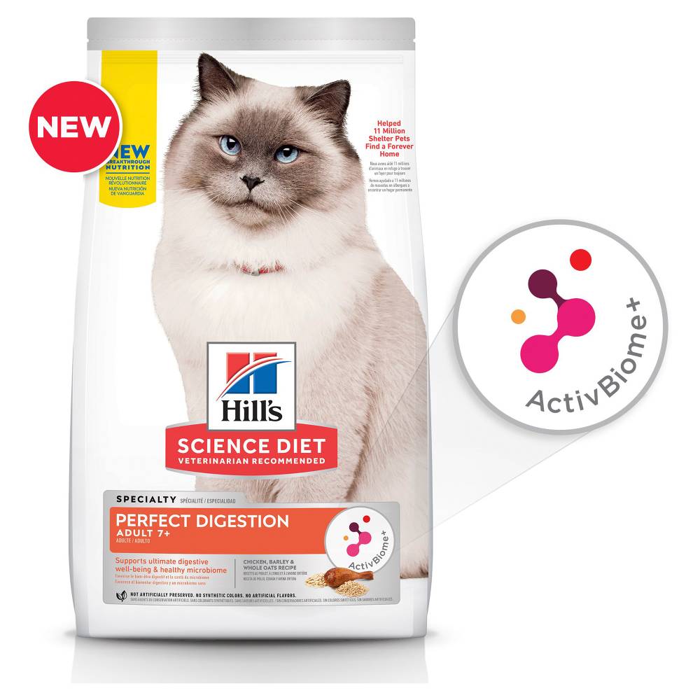 Hills Science Diet Adult 7+ Perfect Digestion Dry Cat Food