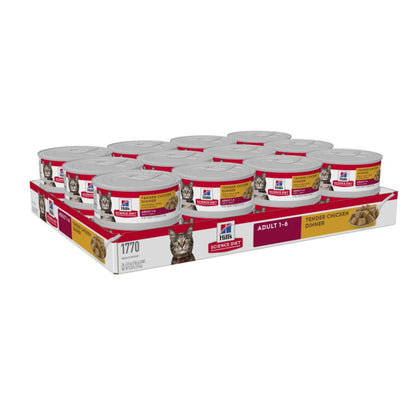 Hills Science Diet Adult Cat Tender Chicken Dinner Canned Food