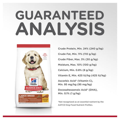 Hills Science Diet Puppy Large Breed Dry Dog Food