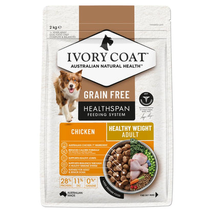 Ivory Coat Grain Free Healthy Weight Adult Dog Chicken
