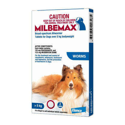 Milbemax Allwormer Dog Over 5kg