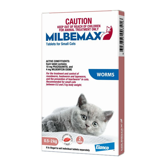 Milbemax Allwormer Kitten and Small Cat Under 2kg