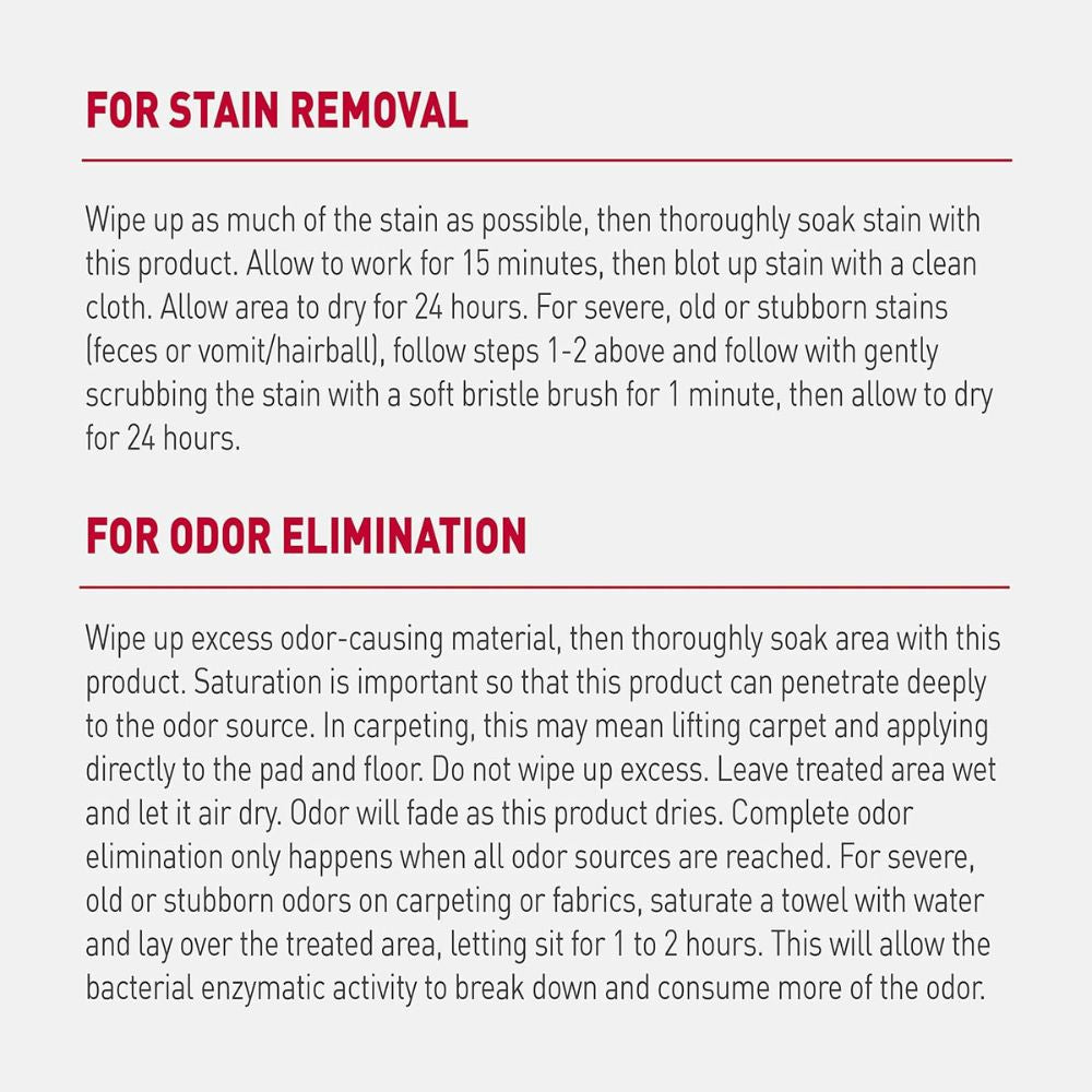 Natures Miracle Advanced Stain and Odor Eliminator for Cats