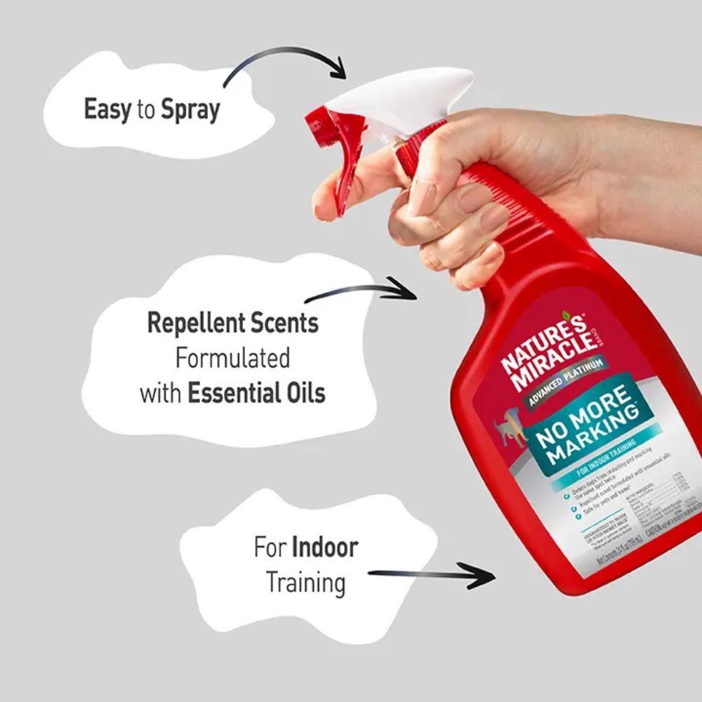 Natures Miracle Advanced Platinum No More Marking Spray for Dogs