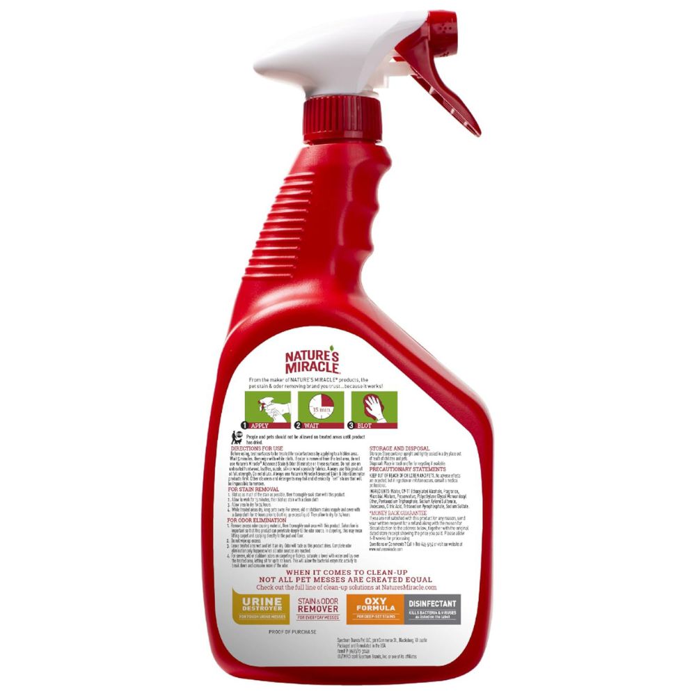 Natures Miracle Advanced Stain and Odor Eliminator for Dogs
