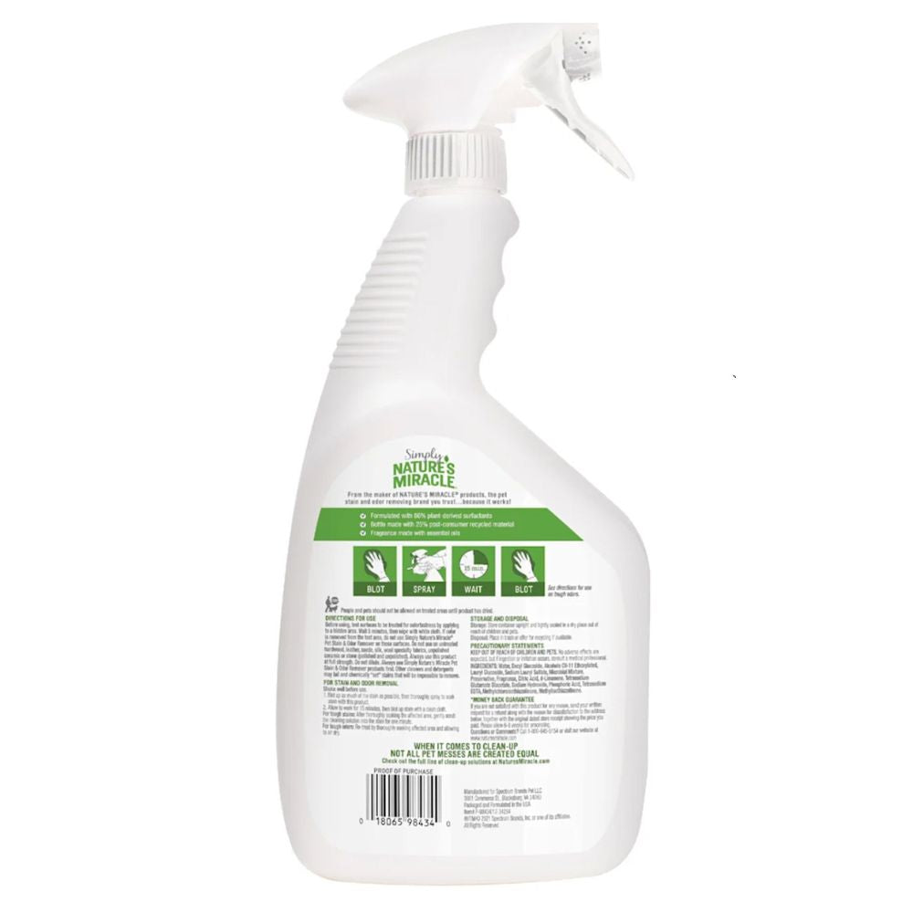 Natures Miracle Pet Stain and Odor Remover Spray