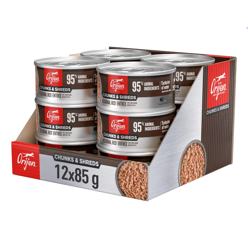 Orijen Chunks and Shreds Regional Red Adult Wet Cat Food