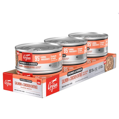 Orijen Chunks and Shreds Salmon & Chicken Adult Wet Cat Food