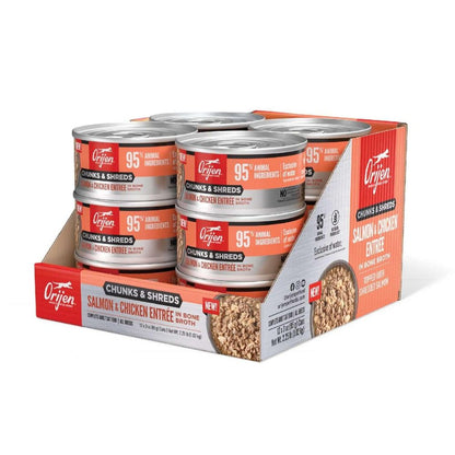 Orijen Chunks and Shreds Salmon & Chicken Adult Wet Cat Food