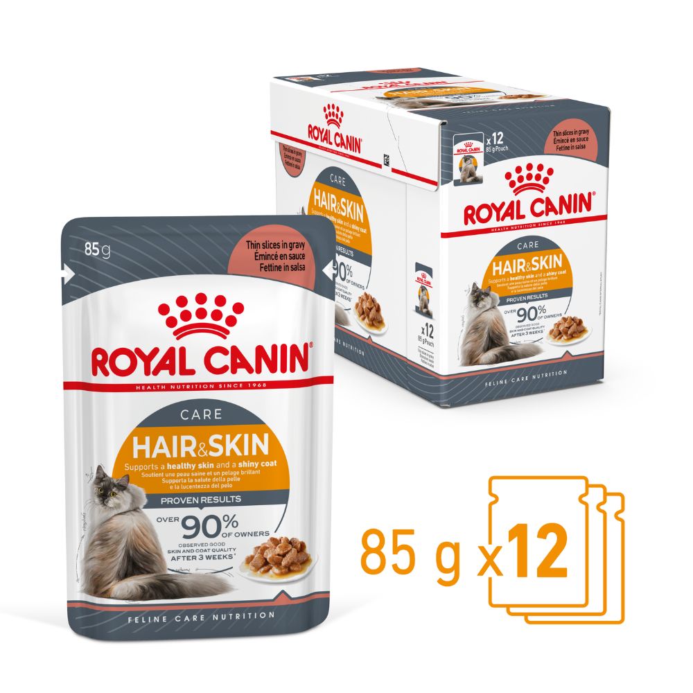 Royal Canin Hair and Skin Care in Gravy