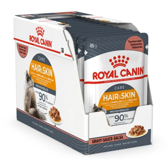 Royal Canin Hair and Skin Care in Gravy