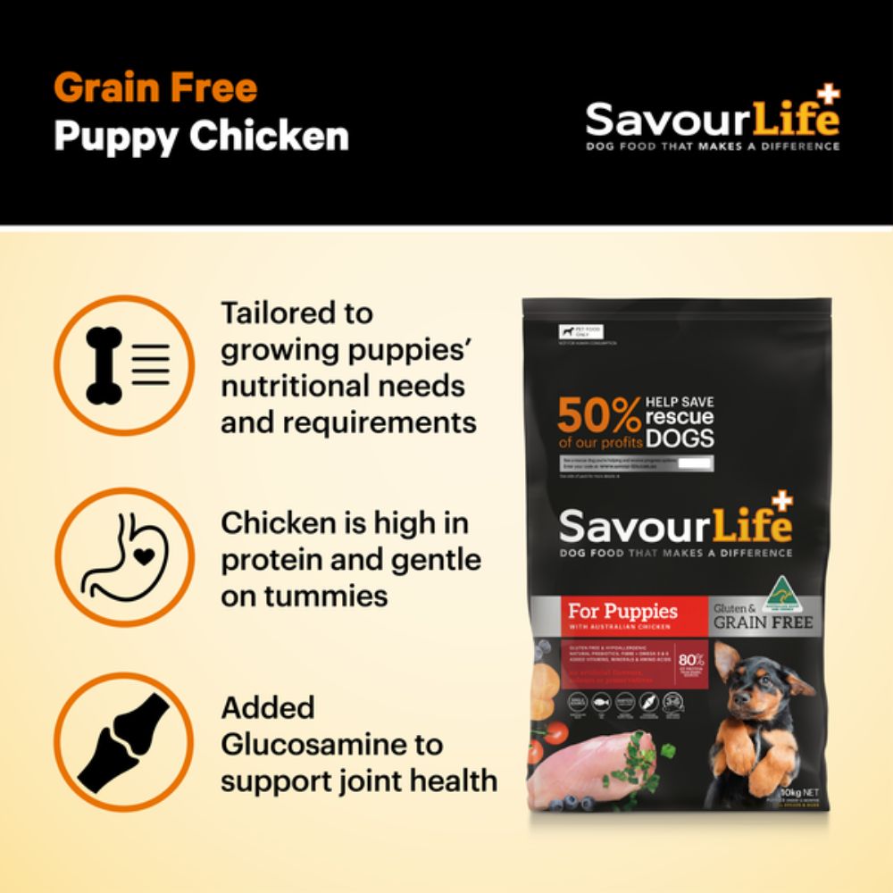 SavourLife Grain Free Puppy Chicken Food