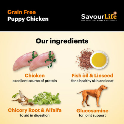 SavourLife Grain Free Puppy Chicken Food